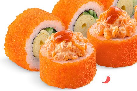 Тартар-ролл лосось-шрирача