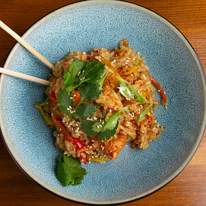 Wok Рис с овощами