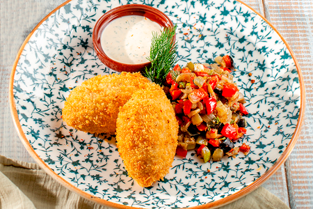 Котлетки рыбные с лососем и судаком