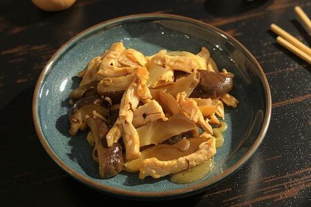 Шиитаке с курицей