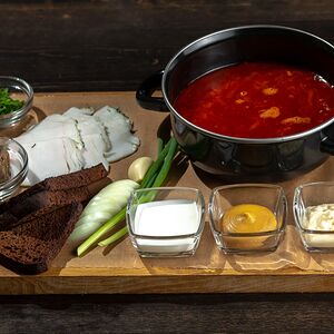 Борщ с говядиной