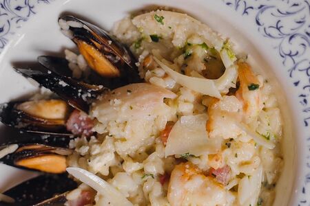 Ризотто с морепродуктами