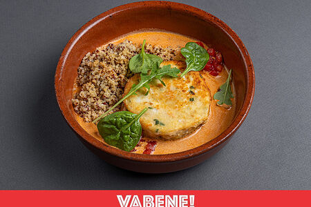 Польпетте с креветками и соусом биск