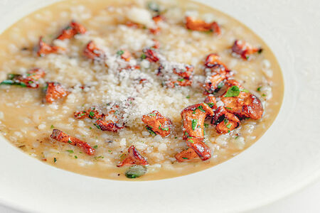 Ризотто с лисичками