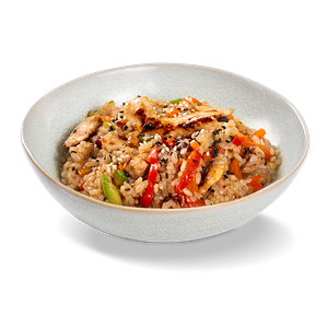 Рис С курицей и овощами