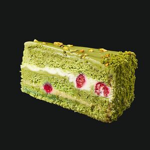 Торт Фисташковый с малиной 