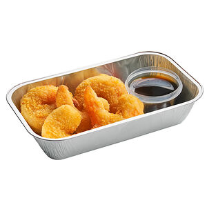 Креветки в хрустящей панировке с соусом терияки