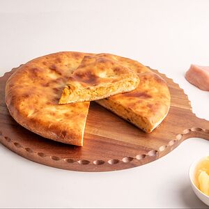 Пирог с курицей и ананасом