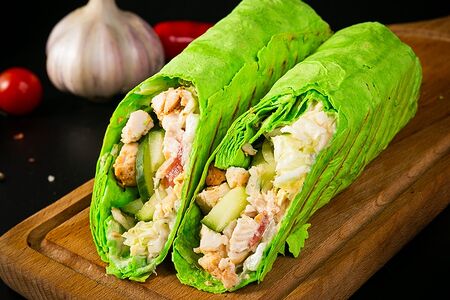 Шаурма в чесночном лаваше