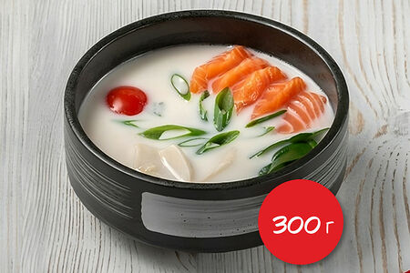 Суп Сырный с лососем