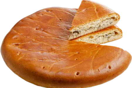 Пирог с курицей и грибами
