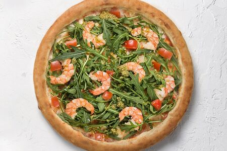 Пицца с креветками 36 см