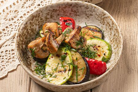 Овощи на мангале