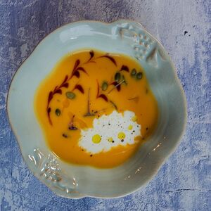 Тыквенный суп, страчателла