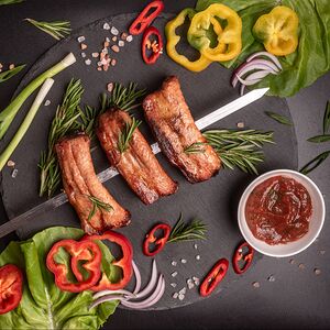 Шашлык из свиных ребрышек
