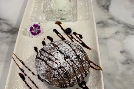 Шоколадный фондан 