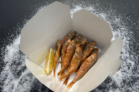 Барабулька жареная