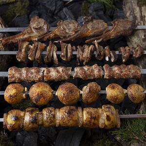 Картофель с курдюком