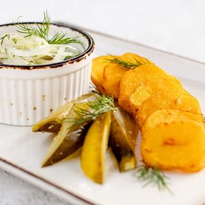 Сельдь с золотистой картошечкой