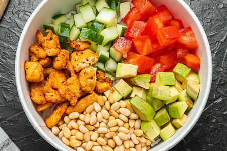 Поке с курицей