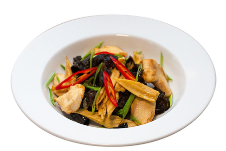 Салат со спаржей