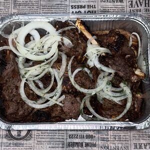 Шашлык из бараньей мякоти