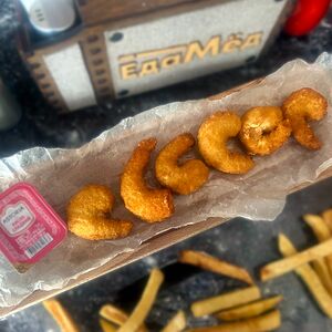 Креветки фри с соусом