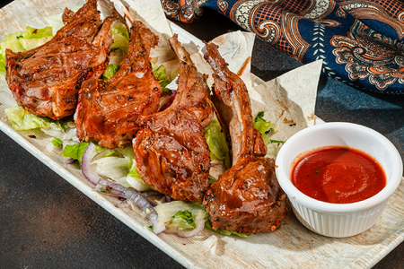 Шашлык из корейки баранины