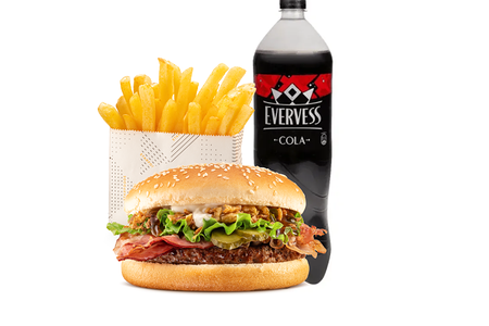 Бургер-бекон комбо