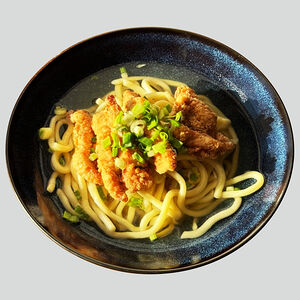 Лапша с курочкой на бульоне