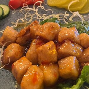 Филе индейки в остром медовом соусе