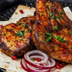Шашлык из свиной корейки