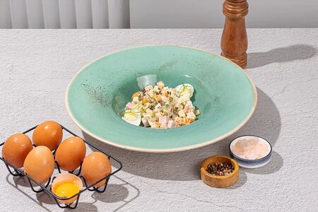 Оливье с ветчиной