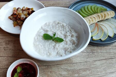 Рисовая каша на кокосовом