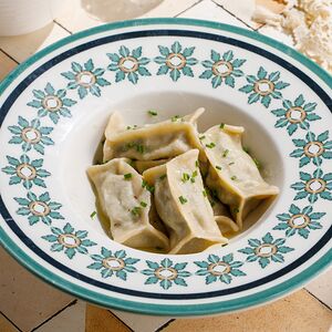 Вареники с грибами и картофелем 