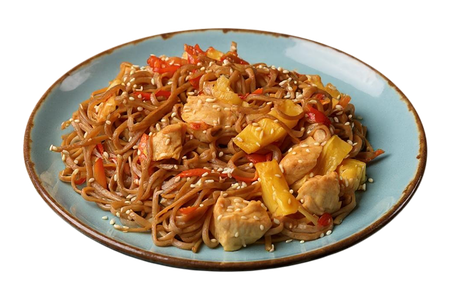 Вок Курица с ананасом