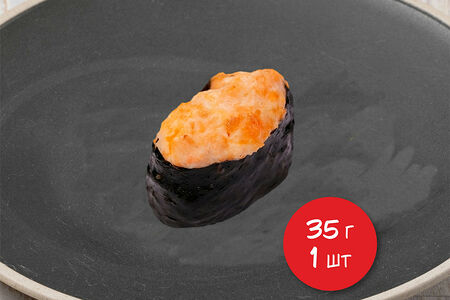 Запеченные суши с лососем
