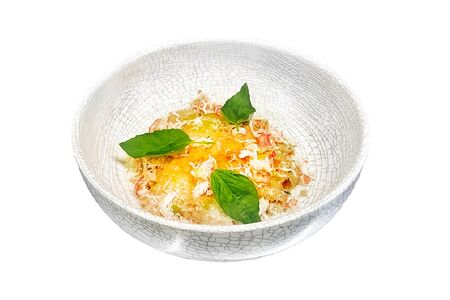 Лапша с крабом