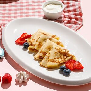 Блинчики с ягодами