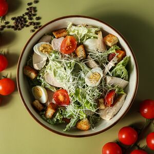 Салат Цезарь с Курицей