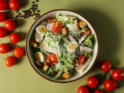 Салат Цезарь с Курицей