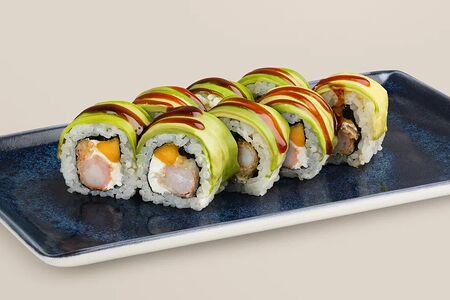 Креветка темпура с авокадо