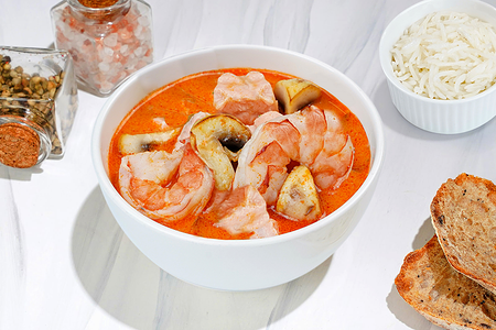 Суп Том ям с морепродуктами