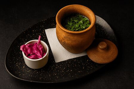 Лобио в горшочке