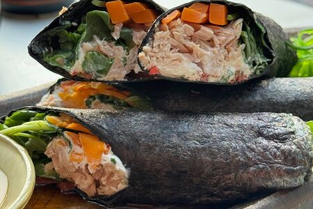 Ролл с тунцом (без риса)