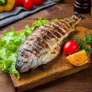 Форель на мангале