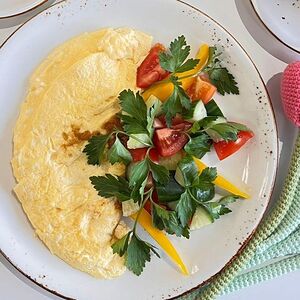 Омлет с сыром