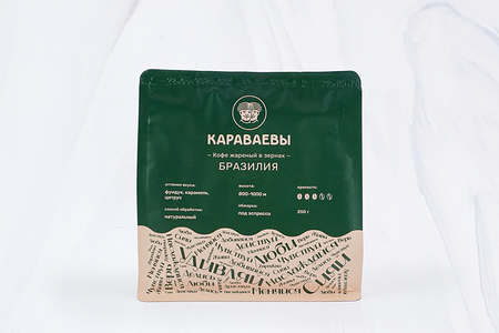 Кофе жареный в зернах Бразилия