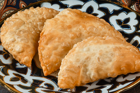 Чебурек с бараниной и говядиной