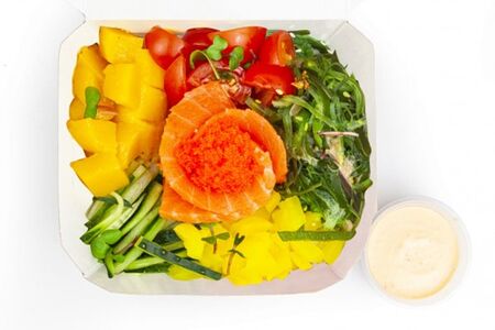 Поке с лососем